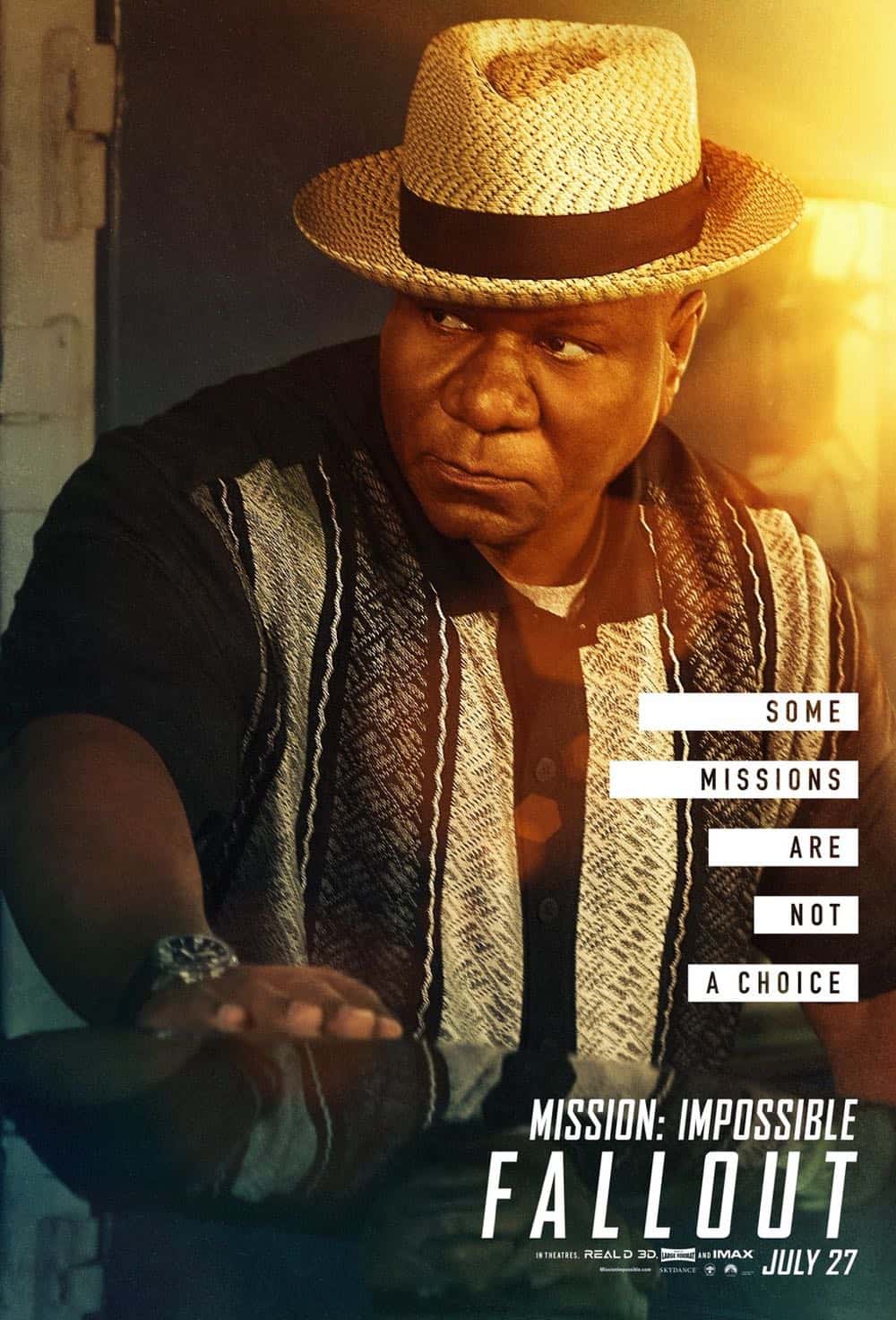Mission Impossible Fallout Character Movie Poster Ving Rhames Mission Impossible Fallout Character Movie Poster Ving Rhames