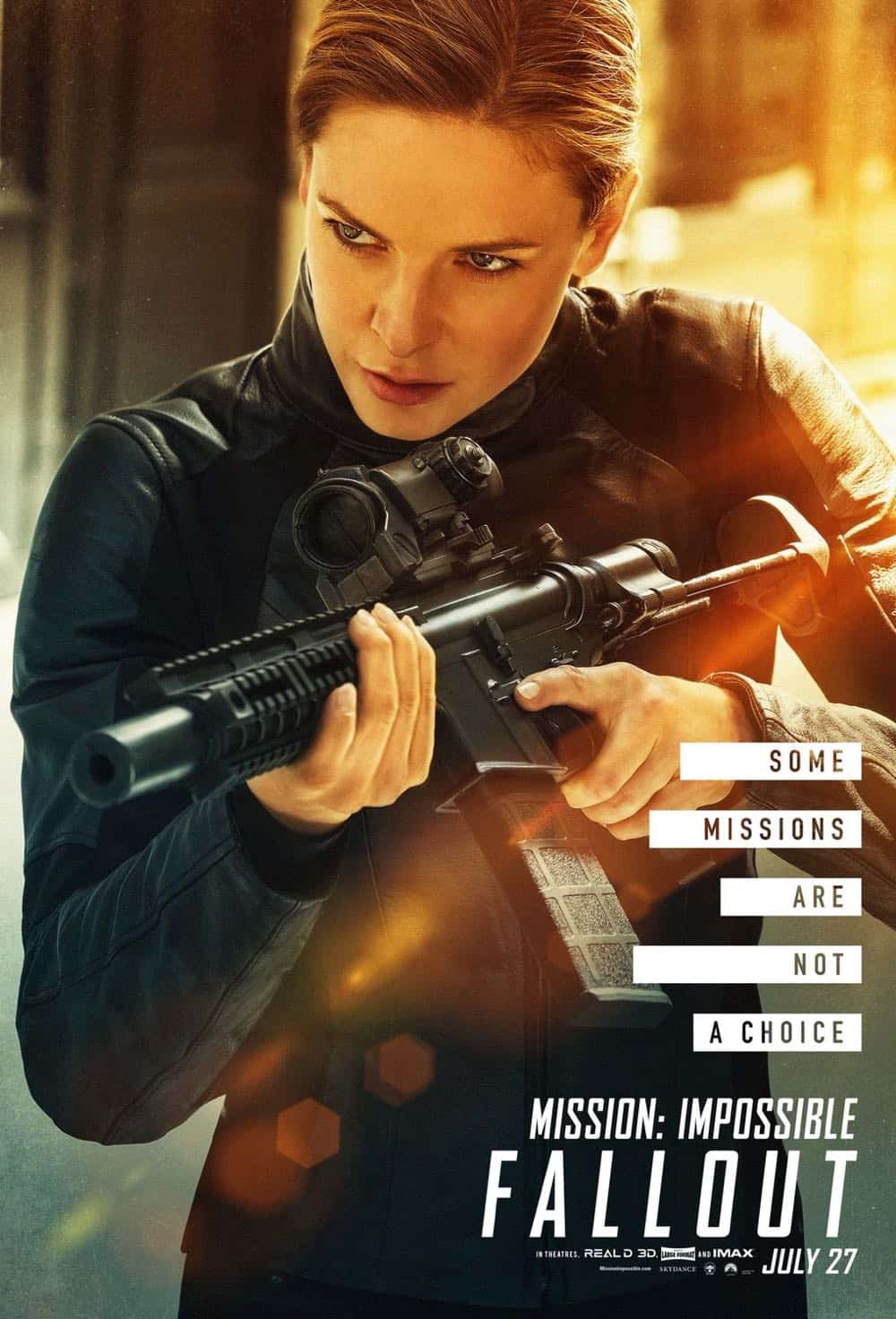 Mission Impossible Fallout Character Movie Poster Rebecca Ferguson Mission Impossible Fallout Character Movie Poster Rebecca Ferguson