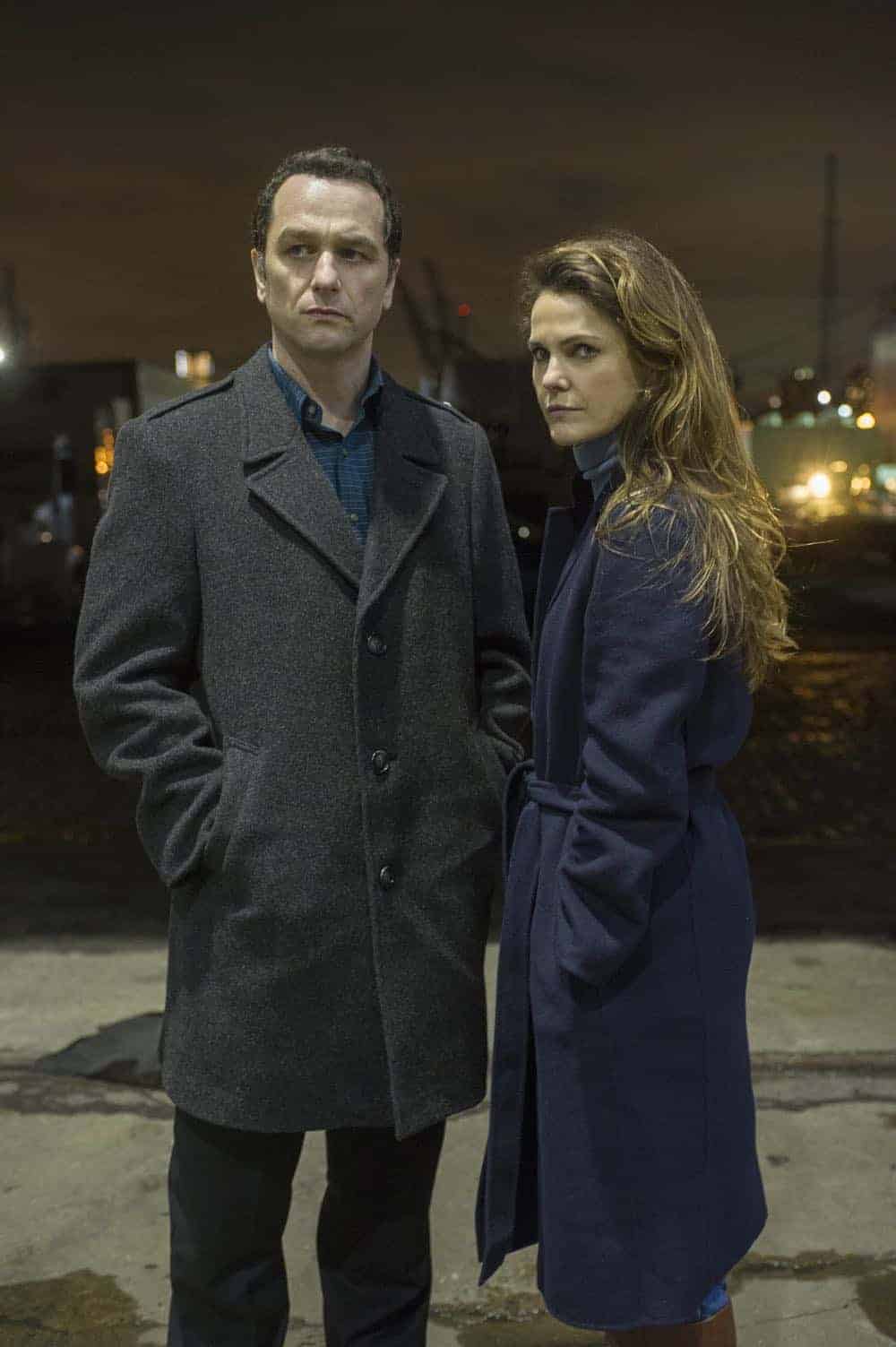 THE AMERICANS Season 6 Episode 10 Photos Start THE AMERICANS -- "Start" -- Season 6, Episode 10 -- (Airs Wednesday, May 30, 10:00 pm/ep) Pictured: (l-r) Keri Russell as Elizabeth Jennings, Matthew Rhys as Philip Jennings. CR: Jeffrey Neira/FX