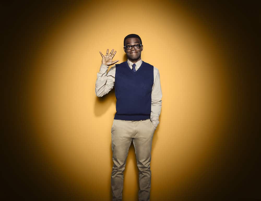 THE GOOD PLACE -- Season: 3 -- Pictured: William Jackson Harper as Chidi -- (Photo by: Andrew Eccles/NBC)