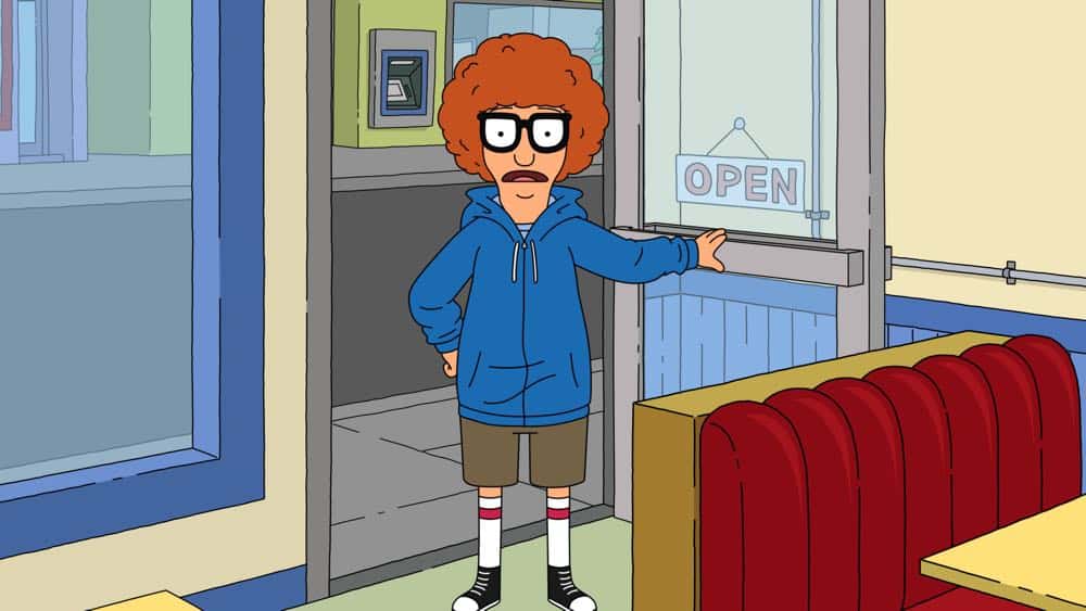 BOB'S BURGERS: Convinced she’s met the love of her life, Tina decides to disguise herself as a boy and sneak into the Boyz 4 Now auditions to find him. Back at the Restaurant, Teddy asks the rest of the Belcher gang to nurse his baby rat back to health in the “Just One of the Boyz 4 Now for Now” Season Premiere and 150th episode of BOB’S BURGERS airing Sunday, September 30 (8:30-9:00 PM ET/PT) on FOX. BOB'S BURGERS™ and © 2018 TCFFC ALL RIGHTS RESERVED. CR: FOX