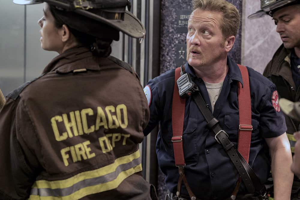 CHICAGO FIRE -- "A Closer Eye" Episode 701 -- Pictured: Christian Stolte as Mouch -- (Photo by: Matt Dinerstein/NBC)