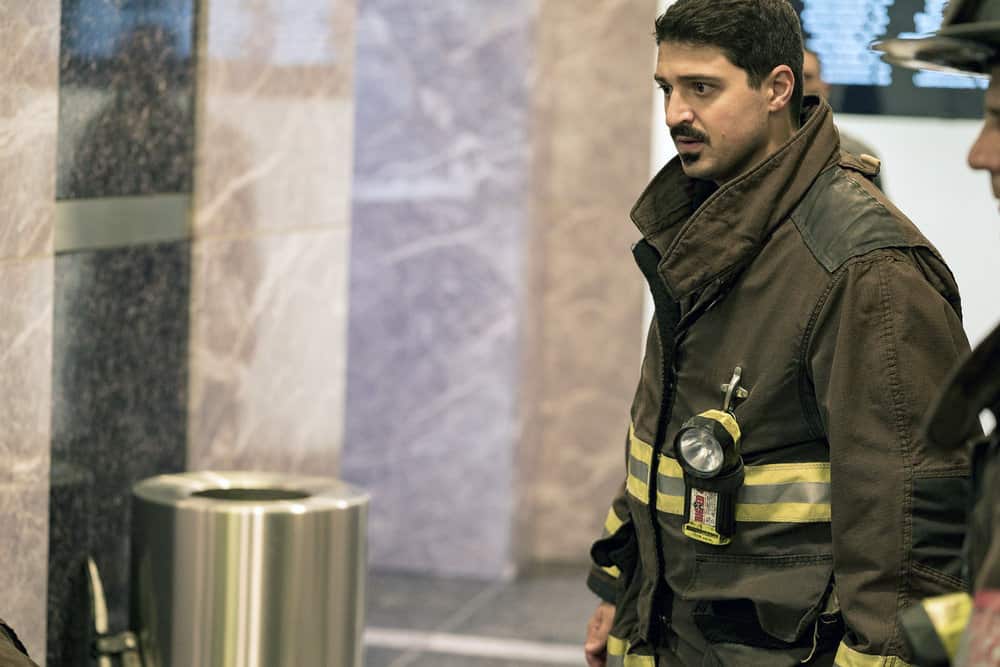CHICAGO FIRE -- "A Closer Eye" Episode 701 -- Pictured: Yuri Sardarov as Otis -- (Photo by: Matt Dinerstein/NBC)