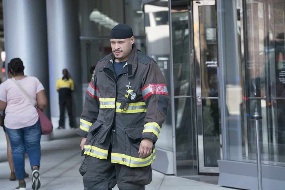 CHICAGO FIRE -- "A Closer Eye" Episode 701 -- Pictured: Joe Minoso as Joe Cruz -- (Photo by: Elizabeth Sisson/NBC)