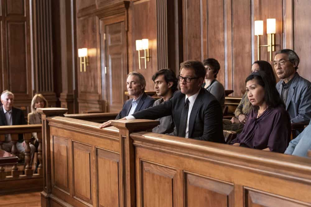 "Jury Duty"--Bull finds himself on the opposite side of voire dire when he must serve jury duty while simultaneously mounting a defense for a woman on trial for killing her daughter's murderer, on BULL, Monday, Oct. 1 (10:00-11:00 PM, ET/PT) on the CBS Television Network. Pictured: Michael Weatherly as Dr. Jason Bull Photo: David Giesbrecht/CBS é2018 CBS Broadcasting, Inc. All Rights Reserved