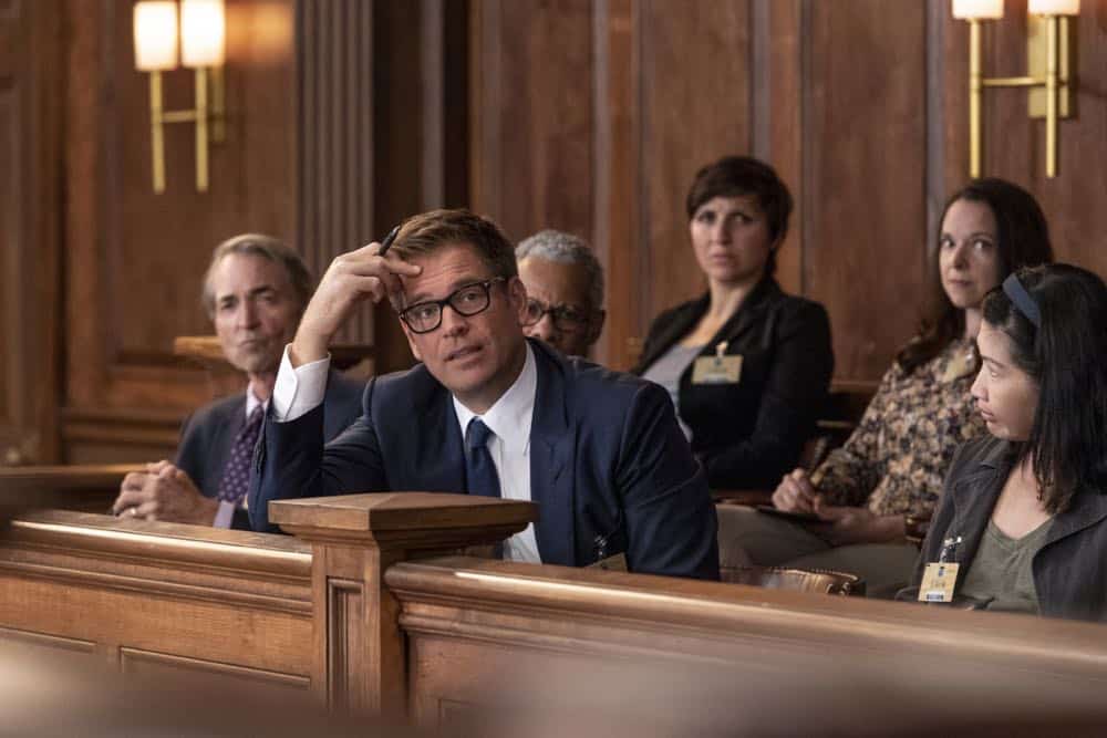 "Jury Duty"--Bull finds himself on the opposite side of voire dire when he must serve jury duty while simultaneously mounting a defense for a woman on trial for killing her daughter's murderer, on BULL, Monday, Oct. 1 (10:00-11:00 PM, ET/PT) on the CBS Television Network. Pictured: Michael Weatherly as Dr. Jason Bull Photo: David Giesbrecht/CBS é2018 CBS Broadcasting, Inc. All Rights Reserved