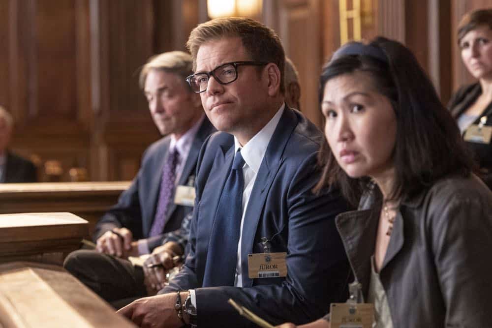 "Jury Duty"--Bull finds himself on the opposite side of voire dire when he must serve jury duty while simultaneously mounting a defense for a woman on trial for killing her daughter's murderer, on BULL, Monday, Oct. 1 (10:00-11:00 PM, ET/PT) on the CBS Television Network. Pictured: Michael Weatherly as Dr. Jason Bull Photo: David Giesbrecht/CBS é2018 CBS Broadcasting, Inc. All Rights Reserved