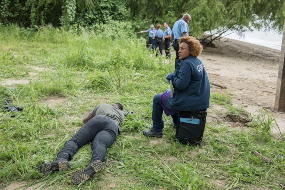 "Inside Out" -- As the team searches for a former IRA bomb-maker who was smuggled into the city, they are joined by Special Agent Hannah Khoury (Necar Zadegan), Pride's replacement during his medical leave. Also, Pride considers a new position with the agency, on NCIS: NEW ORLEANS, Tuesday, Oct. 2 (10:00-11:00 PM, ET/PT) on the CBS Television Network. Pictured: CCH Pounder as Dr. Loretta Wade Photo: Sam Lothridge/CBS é2018 CBS Broadcasting, Inc. All Rights Reserved "Inside Out" -- As the team searches for a former IRA bomb-maker who was smuggled into the city, they are joined by Special Agent Hannah Khoury (Necar Zadegan), Pride's replacement during his medical leave. Also, Pride considers a new position with the agency, on NCIS: NEW ORLEANS, Tuesday, Oct. 2 (10:00-11:00 PM, ET/PT) on the CBS Television Network. Pictured: CCH Pounder as Dr. Loretta Wade Photo: Sam Lothridge/CBS é2018 CBS Broadcasting, Inc. All Rights Reserved