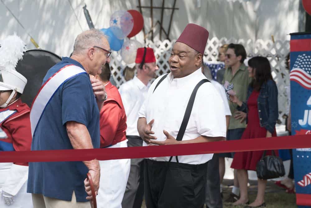 MODERN FAMILY - "I Love a Parade" - The Pritchett-Dunphy-Tucker clan are going to be setting off more than a few fireworks when they get together at the annual Fourth of July parade where Jay will be acting as the grand marshal. Meanwhile, Haley’s goodbye with Arvin before his trip to Switzerland doesn’t go as well as she pictured it and is distracted by the return of an old flame during the 10th season premiere, on "Modern Family," WEDNESDAY, SEPT. 26 (9:00-9:31 p.m. EDT), on The ABC Television Network. (ABC/Kelsey McNeal) ED O'NEILL, PAUL BATES MODERN FAMILY - "I Love a Parade" - The Pritchett-Dunphy-Tucker clan are going to be setting off more than a few fireworks when they get together at the annual Fourth of July parade where Jay will be acting as the grand marshal. Meanwhile, Haley’s goodbye with Arvin before his trip to Switzerland doesn’t go as well as she pictured it and is distracted by the return of an old flame during the 10th season premiere, on "Modern Family," WEDNESDAY, SEPT. 26 (9:00-9:31 p.m. EDT), on The ABC Television Network. (ABC/Kelsey McNeal) ED O'NEILL, PAUL BATES