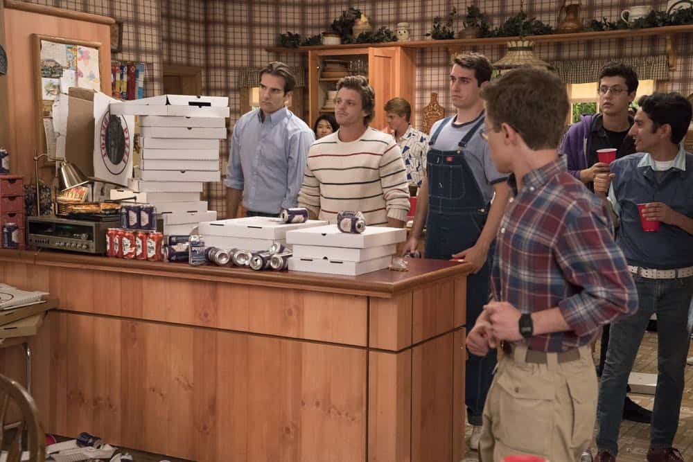 THE GOLDBERGS - "Sixteen Candles" - It’s Adam’s 16th birthday, but his parents are too distracted by Barry and Lainey’s engagement and Erica’s band ambitions to remember their youngest son’s big day. But the situation presents an opportunity for Adam to ask Erica to put him on the high school social map. Meanwhile, Beverly thinks she can scare Barry and Lainey straight with the reality of being adults, on the season premiere of "The Goldbergs," WEDNESDAY, SEPT. 26 (8:00–8:30 p.m. EDT), on The ABC Television Network. (ABC/Mitch Haaseth)<br /> THE GOLDBERGS - "Sixteen Candles" - It’s Adam’s 16th birthday, but his parents are too distracted by Barry and Lainey’s engagement and Erica’s band ambitions to remember their youngest son’s big day. But the situation presents an opportunity for Adam to ask Erica to put him on the high school social map. Meanwhile, Beverly thinks she can scare Barry and Lainey straight with the reality of being adults, on the season premiere of "The Goldbergs," WEDNESDAY, SEPT. 26 (8:00–8:30 p.m. EDT), on The ABC Television Network. (ABC/Mitch Haaseth) THE GOLDBERGS