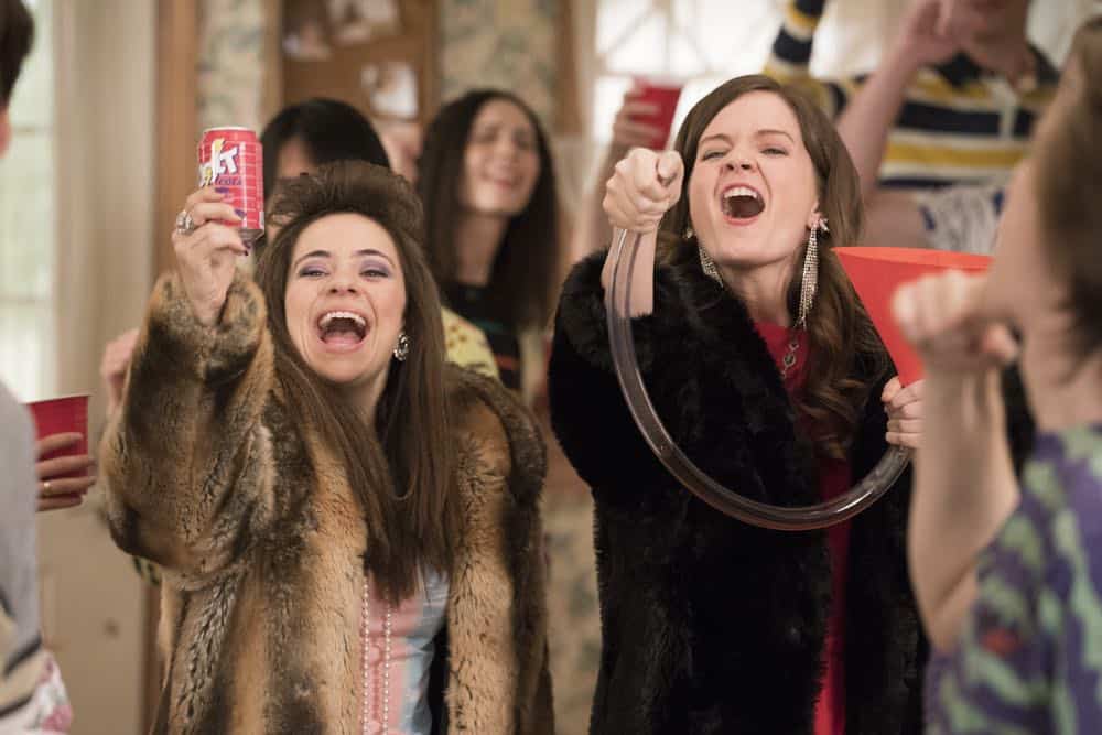THE GOLDBERGS - "Sixteen Candles" - It’s Adam’s 16th birthday, but his parents are too distracted by Barry and Lainey’s engagement and Erica’s band ambitions to remember their youngest son’s big day. But the situation presents an opportunity for Adam to ask Erica to put him on the high school social map. Meanwhile, Beverly thinks she can scare Barry and Lainey straight with the reality of being adults, on the season premiere of "The Goldbergs," WEDNESDAY, SEPT. 26 (8:00–8:30 p.m. EDT), on The ABC Television Network. (ABC/Mitch Haaseth) ALISON RICH, ALEX JENNINGS THE GOLDBERGS - "Sixteen Candles" - It’s Adam’s 16th birthday, but his parents are too distracted by Barry and Lainey’s engagement and Erica’s band ambitions to remember their youngest son’s big day. But the situation presents an opportunity for Adam to ask Erica to put him on the high school social map. Meanwhile, Beverly thinks she can scare Barry and Lainey straight with the reality of being adults, on the season premiere of "The Goldbergs," WEDNESDAY, SEPT. 26 (8:00–8:30 p.m. EDT), on The ABC Television Network. (ABC/Mitch Haaseth) ALISON RICH, ALEX JENNINGS