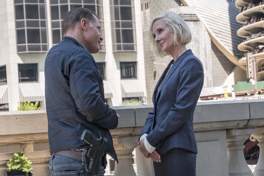 CHICAGO P.D. -- "New Normal" Episode 601 -- Pictured: (l-r) Jason Beghe as Hank Voight, Anne Heche as Katherine Brennan -- (Photo by: Matt Dinerstein/NBC) CHICAGO P.D. -- "New Normal" Episode 601 -- Pictured: (l-r) Jason Beghe as Hank Voight, Anne Heche as Katherine Brennan -- (Photo by: Matt Dinerstein/NBC)