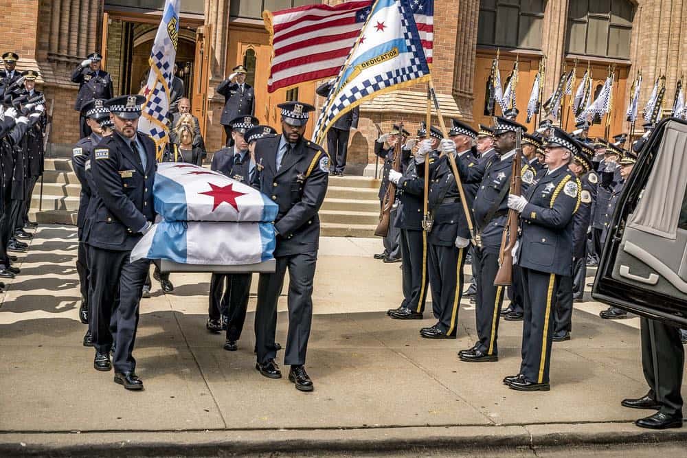 CHICAGO P.D. -- "New Normal" Episode 601 -- Pictured: (l-r) Patrick John Flueger as Adam Ruzek, LaRoyce Hawkins as Kevin Atwater -- (Photo by: Matt Dinerstein/NBC)