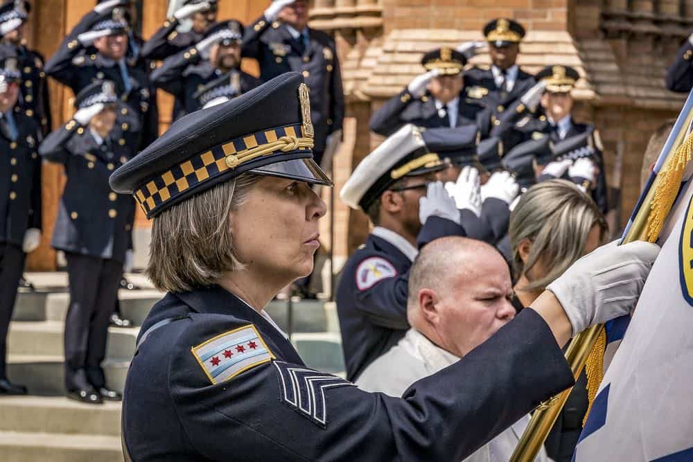 CHICAGO P.D. -- "New Normal" Episode 601 -- Pictured: Amy Morton as Trudy Platt -- (Photo by: Matt Dinerstein/NBC)