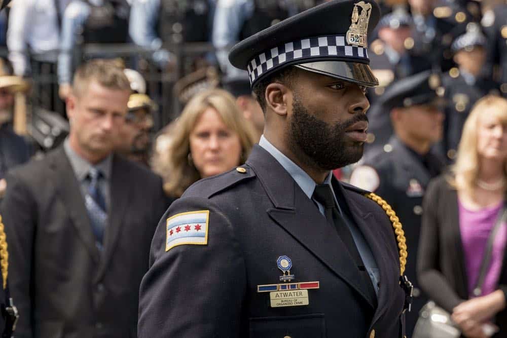 CHICAGO P.D. -- "New Normal" Episode 601 -- Pictured: LaRoyce Hawkins as Kevin Atwater -- (Photo by: Matt Dinerstein/NBC)