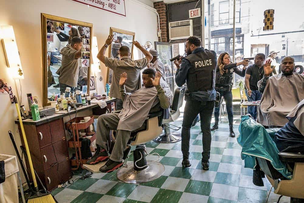 CHICAGO P.D. -- "New Normal" Episode 601 -- Pictured: (l-r) LaRoyce Hawkins as Kevin Atwater, Marina Squerciati as Kim Burgess -- (Photo by: Matt Dinerstein/NBC)