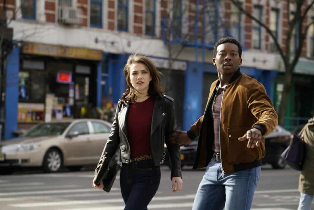 GOD FRIENDED ME stars Brandon Micheal Hall in a humorous, uplifting drama about Miles Finer (Hall), an outspoken atheist whose life is turned upside down when he receives a friend request on social media from God and unwittingly becomes an agent of change in the lives and destinies of others around him. GOD FRIENDED ME will premiere this fall on Sunday, Sept. 30, 8:30-9:30 PM ET/PT on the CBS Television Network. Pictured L to R: Violett Beane as Cara Weiss and Brandon Micheal Hall as Miles Finer. Photo: Jonathan Wenk/CBSé2018 CBS Broadcasting, Inc. All Rights Reserved