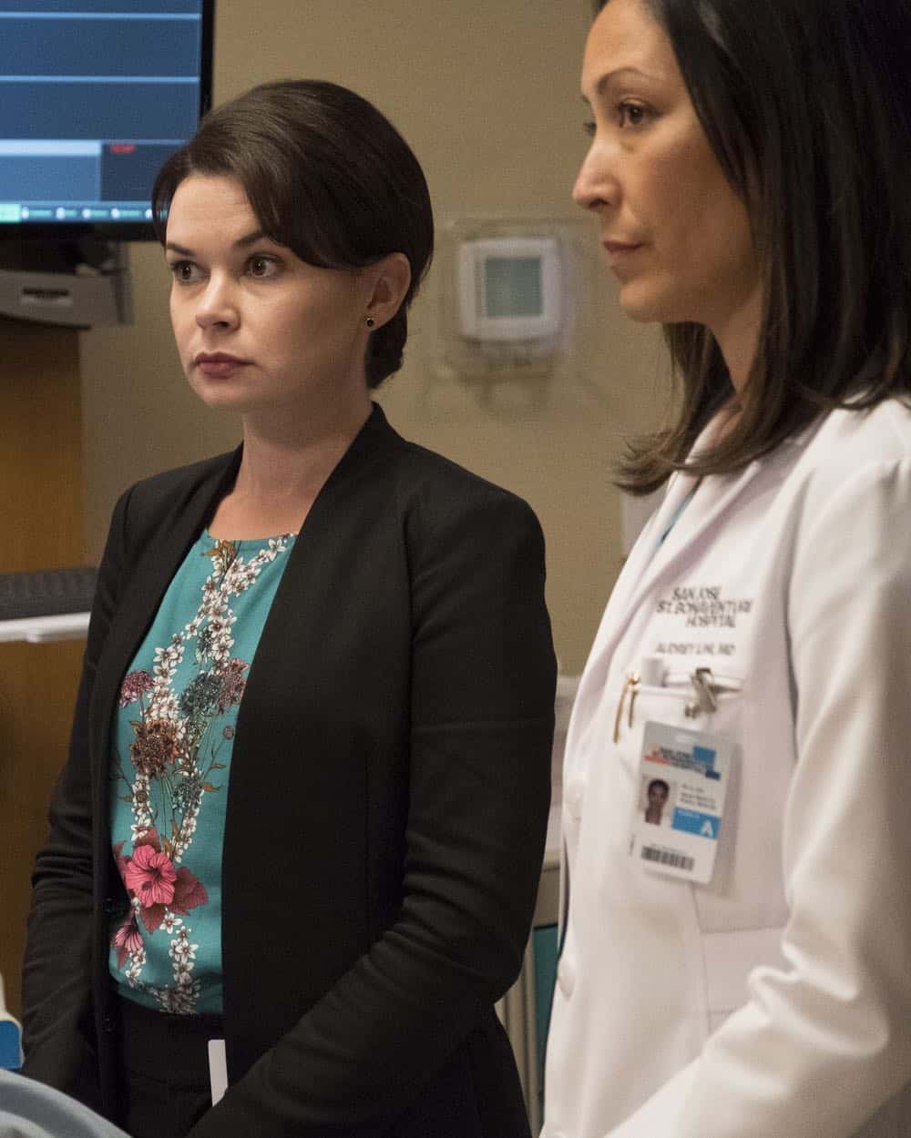THE GOOD DOCTOR - "Middle Ground" - As Shaun pushes back against Dr. Melendez in order to treat a gravely ill hospital janitor and deal with the return of Lea, Dr. Lim risks a lawsuit and her career to help a teenage girl repair the damage caused by an archaic custom. Meanwhile, Dr. Glassman exercises demanding oversight with Dr. Blaize in choosing a doctor for his brain surgery, on the "The Good Doctor," MONDAY, OCT. 1 (10:00-11:00 p.m. EDT), on The ABC Television Network. (ABC/Bettina Strauss) JORDANA LARGY, CHRISTINA CHANG THE GOOD DOCTOR - "Middle Ground" - As Shaun pushes back against Dr. Melendez in order to treat a gravely ill hospital janitor and deal with the return of Lea, Dr. Lim risks a lawsuit and her career to help a teenage girl repair the damage caused by an archaic custom. Meanwhile, Dr. Glassman exercises demanding oversight with Dr. Blaize in choosing a doctor for his brain surgery, on the "The Good Doctor," MONDAY, OCT. 1 (10:00-11:00 p.m. EDT), on The ABC Television Network. (ABC/Bettina Strauss) JORDANA LARGY, CHRISTINA CHANG