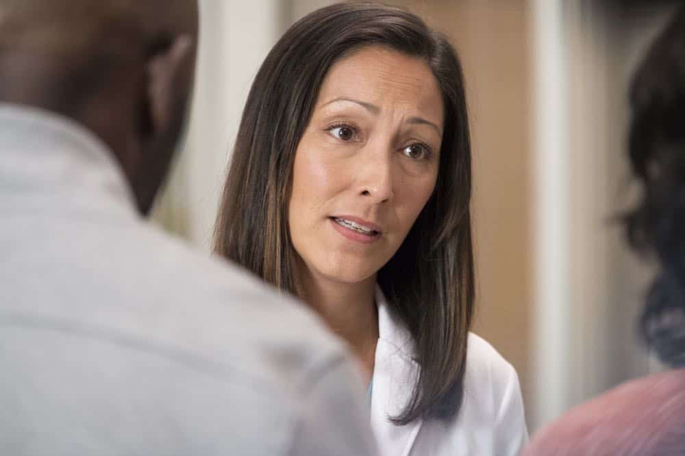 THE GOOD DOCTOR - "Middle Ground" - As Shaun pushes back against Dr. Melendez in order to treat a gravely ill hospital janitor and deal with the return of Lea, Dr. Lim risks a lawsuit and her career to help a teenage girl repair the damage caused by an archaic custom. Meanwhile, Dr. Glassman exercises demanding oversight with Dr. Blaize in choosing a doctor for his brain surgery, on the "The Good Doctor," MONDAY, OCT. 1 (10:00-11:00 p.m. EDT), on The ABC Television Network. (ABC/Bettina Strauss) CHRISTINA CHANG