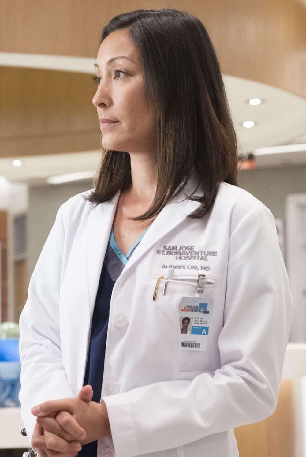 THE GOOD DOCTOR - "Middle Ground" - As Shaun pushes back against Dr. Melendez in order to treat a gravely ill hospital janitor and deal with the return of Lea, Dr. Lim risks a lawsuit and her career to help a teenage girl repair the damage caused by an archaic custom. Meanwhile, Dr. Glassman exercises demanding oversight with Dr. Blaize in choosing a doctor for his brain surgery, on the "The Good Doctor," MONDAY, OCT. 1 (10:00-11:00 p.m. EDT), on The ABC Television Network. (ABC/Bettina Strauss) CHRISTINA CHANG