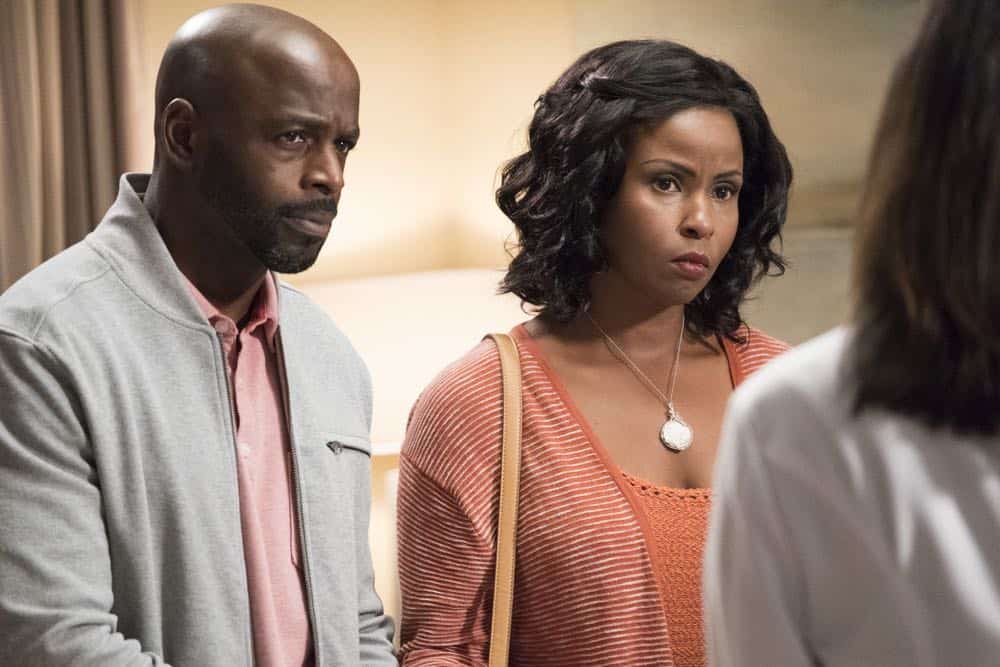 THE GOOD DOCTOR - "Middle Ground" - As Shaun pushes back against Dr. Melendez in order to treat a gravely ill hospital janitor and deal with the return of Lea, Dr. Lim risks a lawsuit and her career to help a teenage girl repair the damage caused by an archaic custom. Meanwhile, Dr. Glassman exercises demanding oversight with Dr. Blaize in choosing a doctor for his brain surgery, on the "The Good Doctor," MONDAY, OCT. 1 (10:00-11:00 p.m. EDT), on The ABC Television Network. (ABC/Bettina Strauss) ALIMI BALLARD, KHALILAH JOI