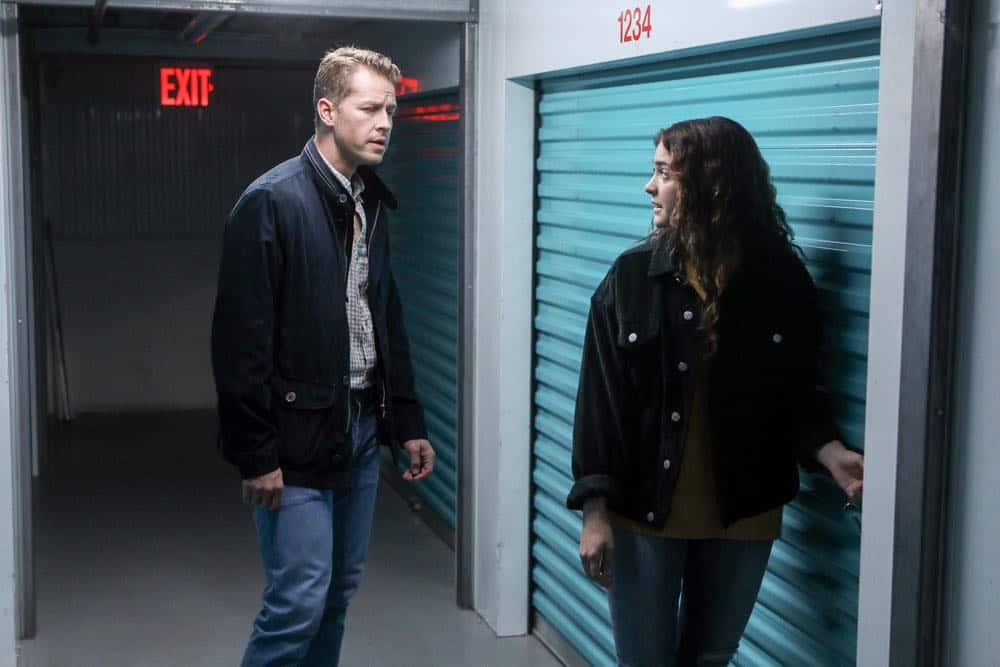 MANIFEST -- "Reentry" Episode 102 -- Pictured: (l-r) Josh Dallas as Ben Stone, Luna Blaise as Olive Stone -- (Photo by: Craig Blankenhorn/NBC)