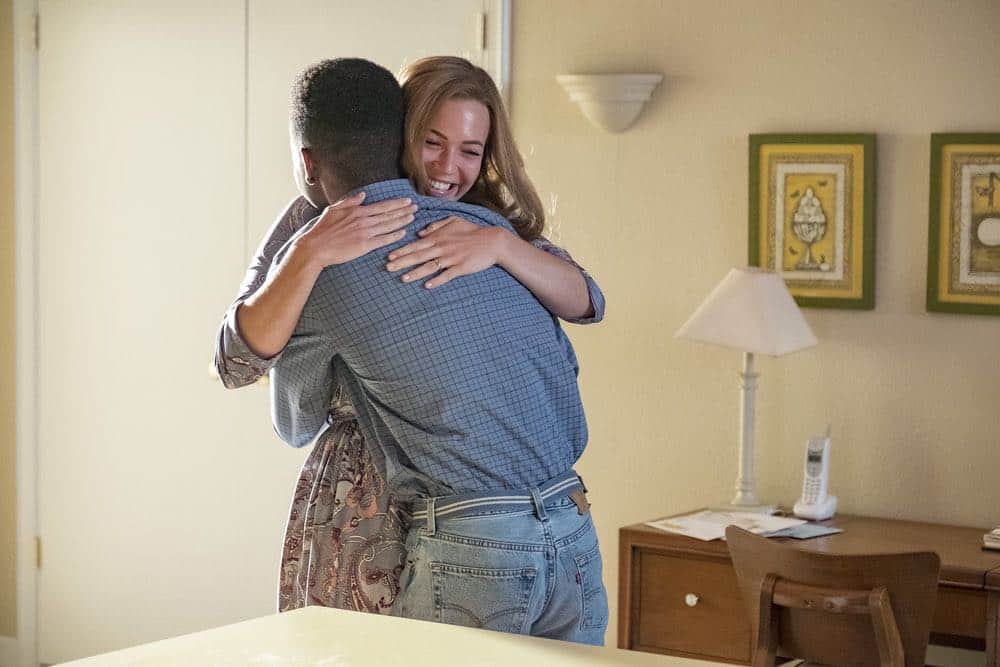 THIS IS US -- "A Philadelphia Story" Episode 302 -- Pictured: (l-r) Niles Fitch as Randall Pearson, Mandy Moore as Rebecca Pearson -- (Photo by: Ron Batzdorff/NBC)