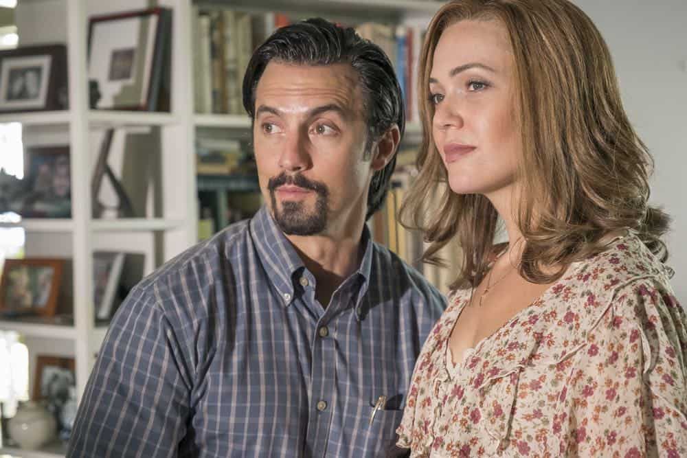THIS IS US -- "A Philadelphia Story" Episode 302 -- Pictured: (l-r) Milo Ventimiglia as Jack Pearson, Mandy Moore as Rebecca Pearson -- (Photo by: Ron Batzdorff/NBC) THIS IS US -- "A Philadelphia Story" Episode 302 -- Pictured: (l-r) Milo Ventimiglia as Jack Pearson, Mandy Moore as Rebecca Pearson -- (Photo by: Ron Batzdorff/NBC)