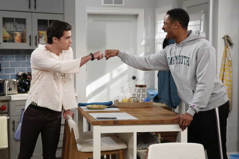 HAPPY TOGETHER stars Damon Wayans Jr. (right) and Amber Stevens West in a comedy about a 30-something happily married couple who begin to reconnect with their younger, cooler selves when Cooper (Felix Mallard, left), an exuberant young pop star drawn to their super ordinary suburban life, unexpectedly moves in with them. HAPPY TOGETHER premieres Monday, October 1st (8:30-9:00 PM, ET/PT) on the CBS Television Network. Photo: Cliff Lipson/CBS é2018 CBS Broadcasting, Inc. All Rights Reserved Photo: Cliff Lipson/CBS é2018 CBS Broadcasting, Inc. All Rights Reserved HAPPY TOGETHER stars Damon Wayans Jr. (right) and Amber Stevens West in a comedy about a 30-something happily married couple who begin to reconnect with their younger, cooler selves when Cooper (Felix Mallard, left), an exuberant young pop star drawn to their super ordinary suburban life, unexpectedly moves in with them. HAPPY TOGETHER premieres Monday, October 1st (8:30-9:00 PM, ET/PT) on the CBS Television Network. Photo: Cliff Lipson/CBS é2018 CBS Broadcasting, Inc. All Rights Reserved Photo: Cliff Lipson/CBS é2018 CBS Broadcasting, Inc. All Rights Reserved