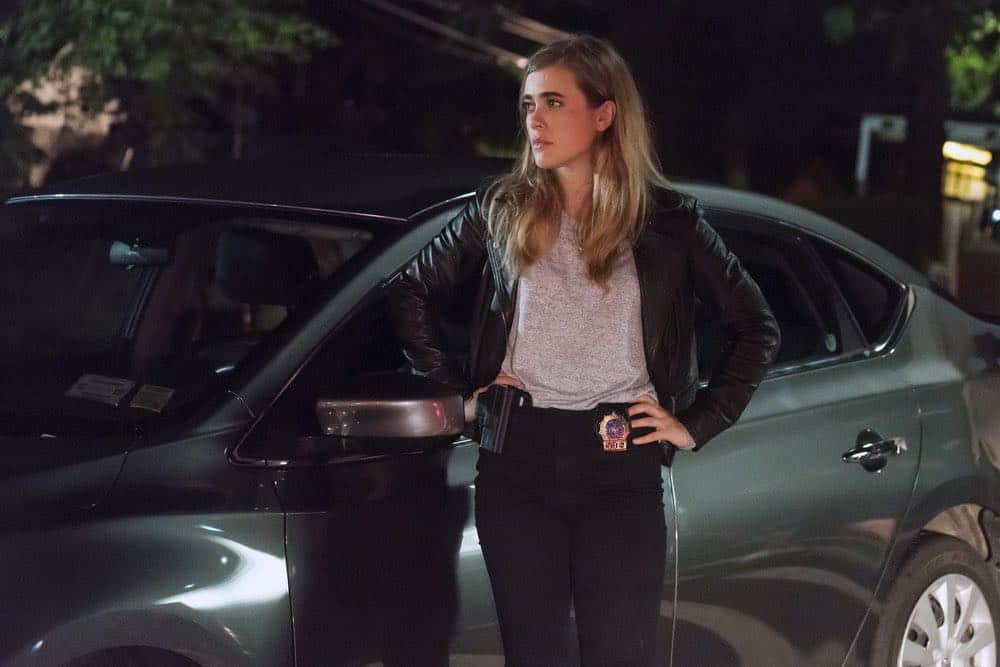 MANIFEST -- "Turbulence" Episode 103 -- Pictured: Melissa Roxburgh as Michaela Stone -- (Photo by: Barbara Nitke/NBC/Warner Brothers) MANIFEST -- "Turbulence" Episode 103 -- Pictured: Melissa Roxburgh as Michaela Stone -- (Photo by: Barbara Nitke/NBC/Warner Brothers)