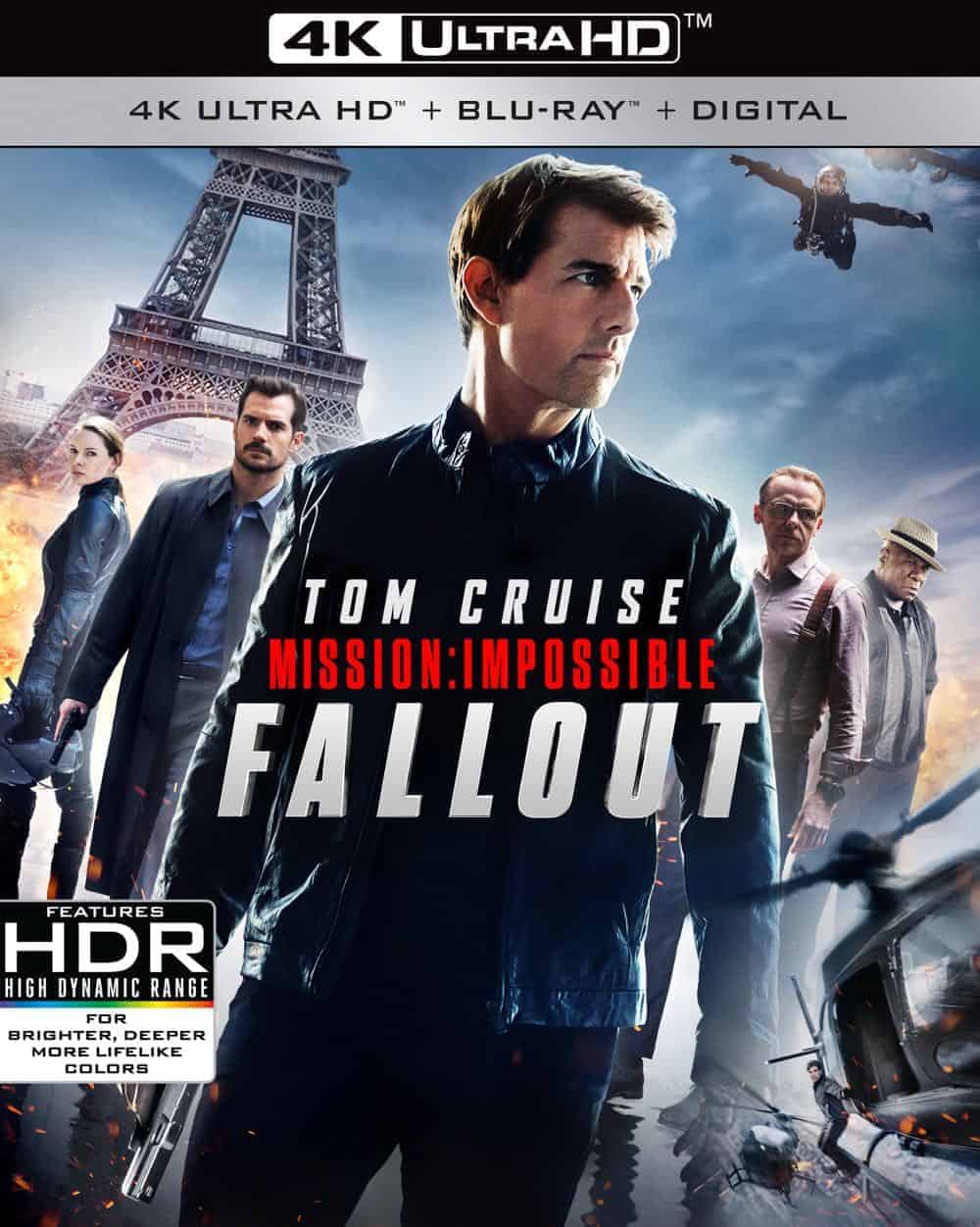 MISSION IMPOSSIBLE FALLOUT 4K Bluray Digital