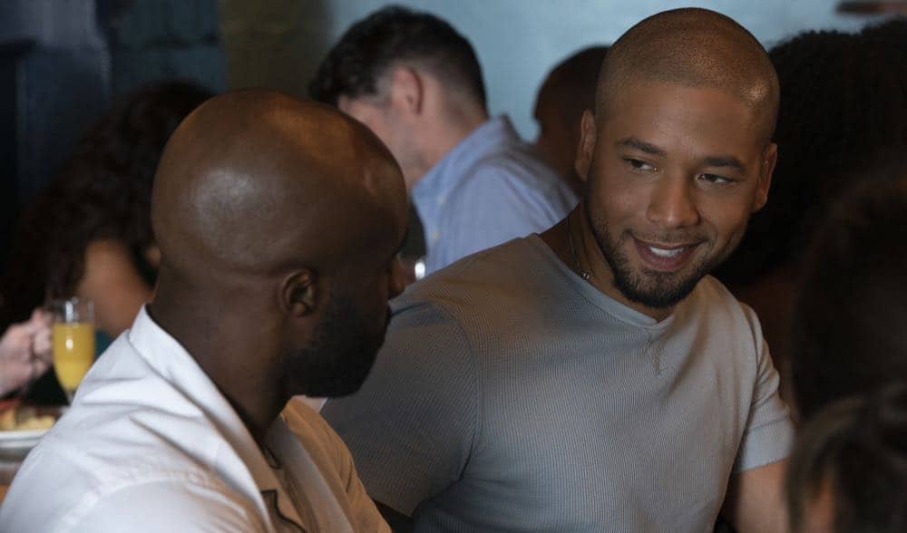 EMPIRE: Jussie Smollett in the "Pay For Their Presumptions" Season Five episode of EMPIRE airing Wednesday, Oct. 3 (8:00-9:00 PM ET/PT) on FOX. @2018 Fox Broadcasting Co. CR: Jean Whiteside/FOX.