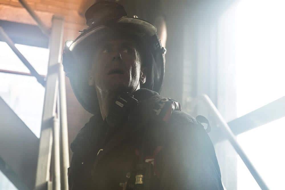 CHICAGO FIRE -- "Going to War" Episode 702 -- Pictured: David Eigenberg as Christopher Herrmann -- (Photo by: Elizabeth Morris/NBC) CHICAGO FIRE -- "Going to War" Episode 702 -- Pictured: David Eigenberg as Christopher Herrmann -- (Photo by: Elizabeth Morris/NBC)
