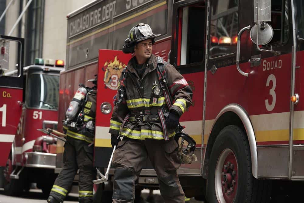 CHICAGO FIRE -- "Going to War" Episode 702 -- Pictured: Taylor Kinney as Kelly Severide -- (Photo by: Elizabeth Morris/NBC)