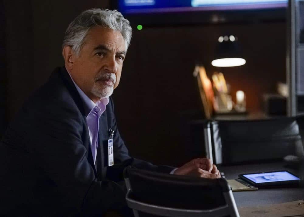 "300" -- When Reid and Garcia are abducted by Benjamin Merva (Michael Hogan), it's up to the rest of the team to find them. The BAU finds surprising clues in their own history to solve why the two heroes have been targeted by a mass murderer. It's a race to save them before a "Believers" prophecy is fulfilled, on the 14th season premiere of CRIMINAL MINDS, Wednesday, Oct. 3 (10:00-11:00 PM, ET/PT) on the CBS Television Network. Pictured: Joe Mantegna (David Rossi) Photo: Cliff Lipson/CBS é2018 CBS Broadcasting, Inc. All Rights Reserved