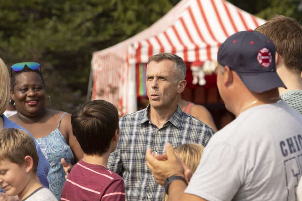 CHICAGO FIRE -- "Thirty Percent Sleight of Hand" Episode 703 -- Pictured: David Eigenberg as Christopher Herrmann -- (Photo by: Adrian Burrows/NBC)