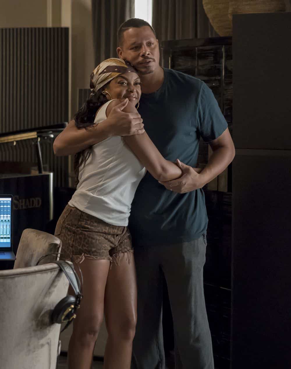 EMPIRE: L-R: Taraji P. Henson and Terrence Howard in the "Pride" episode of EMPIRE airing Wednesday, Oct. 10 (8:00-9:00 PM ET/PT) on FOX. @2018 Fox Broadcasting Co. CR: Chuck Hodes/FOX.