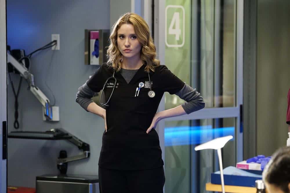 CHICAGO MED -- "Heavy Is The Head" Episode 403 -- Pictured: Norma Kuhling as Ava Bekker -- (Photo by: Elizabeth Sisson/NBC) CHICAGO MED -- "Heavy Is The Head" Episode 403 -- Pictured: Norma Kuhling as Ava Bekker -- (Photo by: Elizabeth Sisson/NBC)