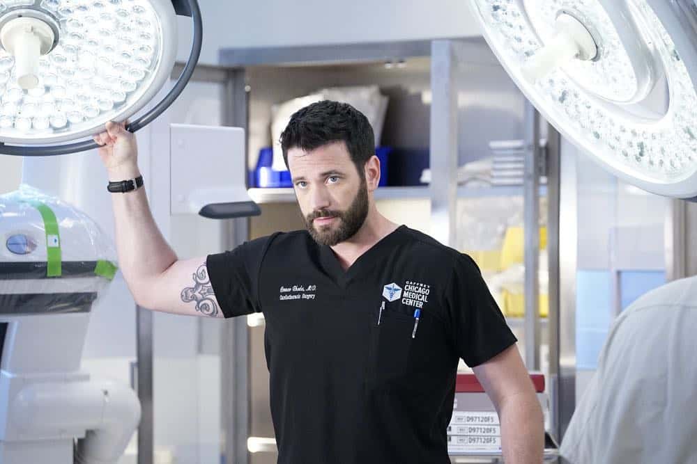 CHICAGO MED -- "Heavy Is The Head" Episode 403 -- Pictured: Colin Donnell as Connor Rhodes -- (Photo by: Elizabeth Sisson/NBC) CHICAGO MED -- "Heavy Is The Head" Episode 403 -- Pictured: Colin Donnell as Connor Rhodes -- (Photo by: Elizabeth Sisson/NBC)