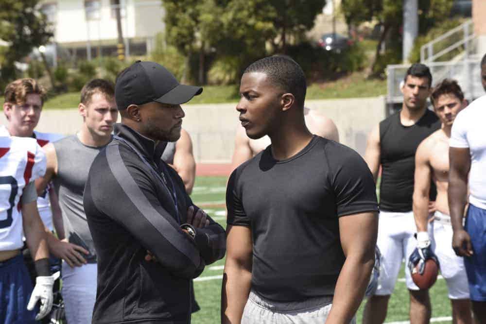 All American -- "Pilot"-- Image Number: ALA101c_1441rd.jpg -- Pictured (L-R): Taye Diggs as Billy Baker and Daniel Ezra as Spencer James -- Photo: Ray Mickshaw/The CW -- é 2018 The CW Network, LLC. All Rights Reserved All American -- "Pilot"-- Image Number: ALA101c_1441rd.jpg -- Pictured (L-R): Taye Diggs as Billy Baker and Daniel Ezra as Spencer James -- Photo: Ray Mickshaw/The CW -- é 2018 The CW Network, LLC. All Rights Reserved