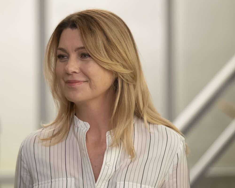 GREY'S ANATOMY - "Momma Knows Best" - Meredith turns heads when she shows up to work done up and ready for her blind date later that day, while Alex makes a questionable decision in order to save a patient. Meanwhile, the burden of knowing Teddy's secret keeps Maggie up at night, ultimately making her decide she has to tell someone, on "Grey's Anatomy," THURSDAY, OCT. 11 (8:00-9:01 p.m. EDT), on The ABC Television Network. (ABC/Rick Rowell) ELLEN POMPEO