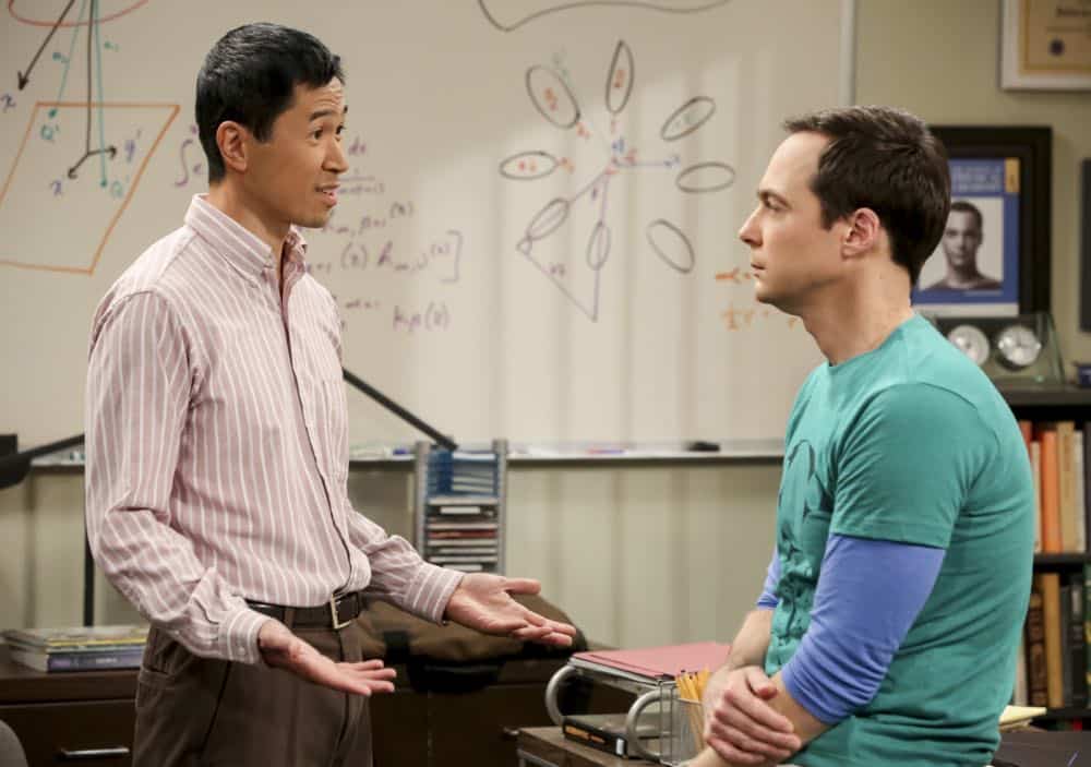 "The Tam Turbulence" -- Pictured: Tam (Robert Wu) and Sheldon Cooper (Jim Parsons). When Sheldon won't tell anyone why he's never mentioned Tam (Robert Wu), his childhood best friend, Leonard takes matters into his own hands. Also, Bernadette and Penny take out Raj's fiancée, Anu (Rati Gupta), for dinner to get the skinny on her, on THE BIG BANG THEORY, Thursday, Oct. 11 (8:00-8:31 PM, ET/PT) on the CBS Television Network. Jerry O'Connell returns as Sheldon's brother, George. Photo: Michael Yarish/CBS é2018 CBS Broadcasting, Inc. All Rights Reserved. "The Tam Turbulence" -- Pictured: Tam (Robert Wu) and Sheldon Cooper (Jim Parsons). When Sheldon won't tell anyone why he's never mentioned Tam (Robert Wu), his childhood best friend, Leonard takes matters into his own hands. Also, Bernadette and Penny take out Raj's fiancée, Anu (Rati Gupta), for dinner to get the skinny on her, on THE BIG BANG THEORY, Thursday, Oct. 11 (8:00-8:31 PM, ET/PT) on the CBS Television Network. Jerry O'Connell returns as Sheldon's brother, George. Photo: Michael Yarish/CBS é2018 CBS Broadcasting, Inc. All Rights Reserved.