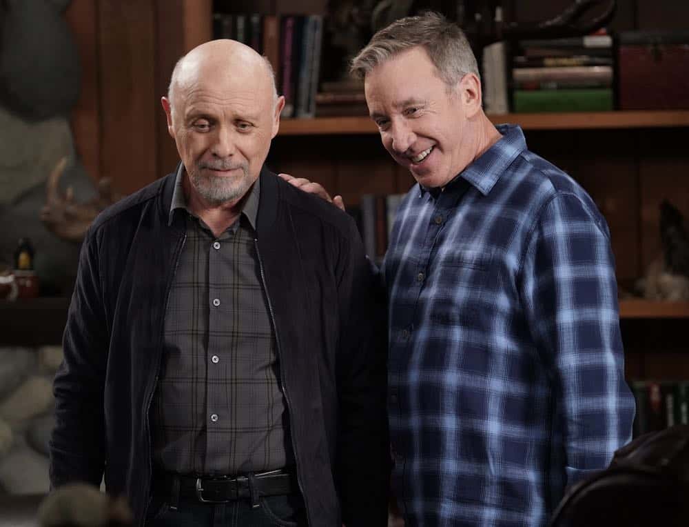 LAST MAN STANDING: L-R: Hector Elizando and Tim Allen in the “Giving Mike The Business” episode of LAST MAN STANDING airing Friday, Oct. 12 (8:00-8:30 PM ET/PT) on FOX. © 2018 FOX Broadcasting. CR: Michael Becker / FOX.