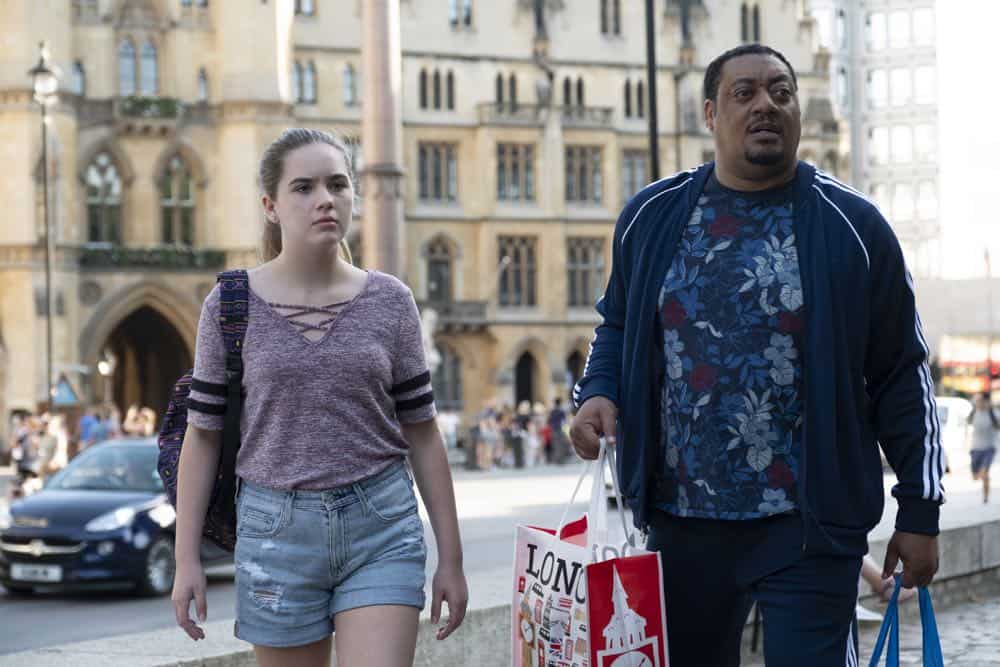SPEECHLESS - "L-O-N-- LONDON (Part 2)" - Maya must choose between asking her father for money to save their house and a lasting relationship with him. Ray strives to bond with his new British family, only to discover Dylan's the one with a surprising connection. Meanwhile, JJ shows Kenneth a good time off-the-clock, and Jimmy inadvertently finds love, on "Speechless," FRIDAY, OCT. 12 (8:30-9:00 p.m. EDT), as part of the new TGIF programming block on The ABC Television Network. (ABC/Angus Young) SPEECHLESS - "L-O-N-- LONDON (Part 2)" - Maya must choose between asking her father for money to save their house and a lasting relationship with him. Ray strives to bond with his new British family, only to discover Dylan's the one with a surprising connection. Meanwhile, JJ shows Kenneth a good time off-the-clock, and Jimmy inadvertently finds love, on "Speechless," FRIDAY, OCT. 12 (8:30-9:00 p.m. EDT), as part of the new TGIF programming block on The ABC Television Network. (ABC/Angus Young)