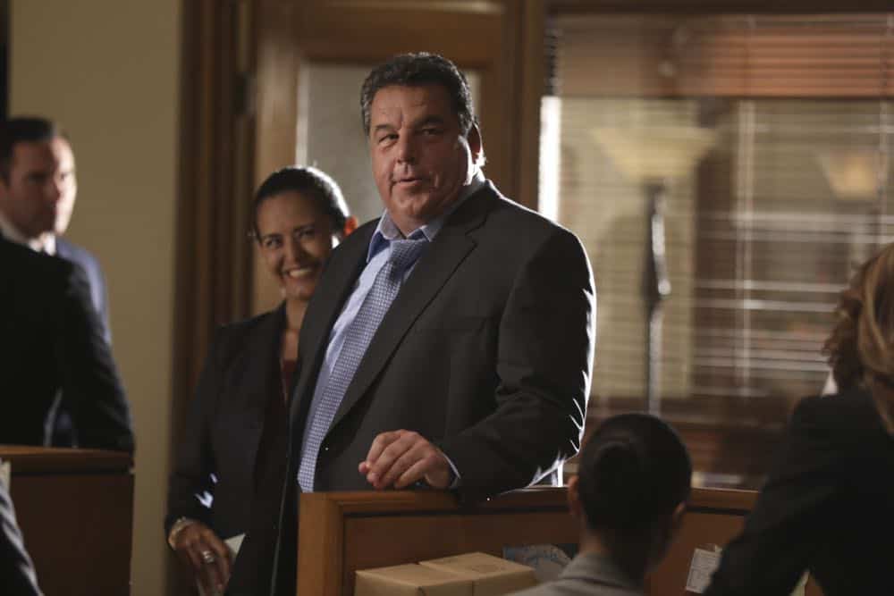 ÃÂMind GamesààWhile investigating a case involving a woman who shot her husband while she was drunk, DannyÃÂs instincts tell him there is more to the story. Also, Anthony ignores ErinÃÂs orders to drop an assault case; Frank holds an emergency drill for his inner circle; and Jamie and Eddie navigate their changing work-life dynamic, on BLUE BLOODS, Friday, Oct. 12 (10:00-11:00 PM, ET/PT) on the CBS Television Network. Pictured: Steve Schirripa Photo: Craig Blankenhorn/CBS é2018CBS Broadcasting Inc. All Rights Reserved.