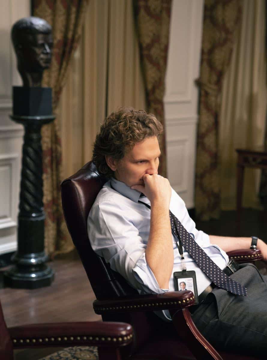 "The Chaos Game" -- When Elizabeth discovers that the White House attackers had support from overseas, she tries to hunt down those responsible without starting a war. Also, Henry comes face to face with one of the attackers, on MADAM SECRETARY, Sunday, Oct. 14 (10:30-11:30 PM, ET/10:00-11:00 PM, PT) on the CBS Television Network. Pictured Sebastian Arcelus as Jay Whitman. Photo: Sarah Shatz/CBSé2018 CBS Broadcasting, Inc. All Rights Reserved "The Chaos Game" -- When Elizabeth discovers that the White House attackers had support from overseas, she tries to hunt down those responsible without starting a war. Also, Henry comes face to face with one of the attackers, on MADAM SECRETARY, Sunday, Oct. 14 (10:30-11:30 PM, ET/10:00-11:00 PM, PT) on the CBS Television Network. Pictured Sebastian Arcelus as Jay Whitman. Photo: Sarah Shatz/CBSé2018 CBS Broadcasting, Inc. All Rights Reserved