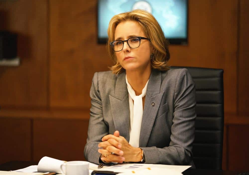 "The Chaos Game" -- When Elizabeth discovers that the White House attackers had support from overseas, she tries to hunt down those responsible without starting a war. Also, Henry comes face to face with one of the attackers, on MADAM SECRETARY, Sunday, Oct. 14 (10:30-11:30 PM, ET/10:00-11:00 PM, PT) on the CBS Television Network. Pictured Téa Leoni as Elizabeth McCord Photo: Sarah Shatz/CBSé2018 CBS Broadcasting, Inc. All Rights Reserved