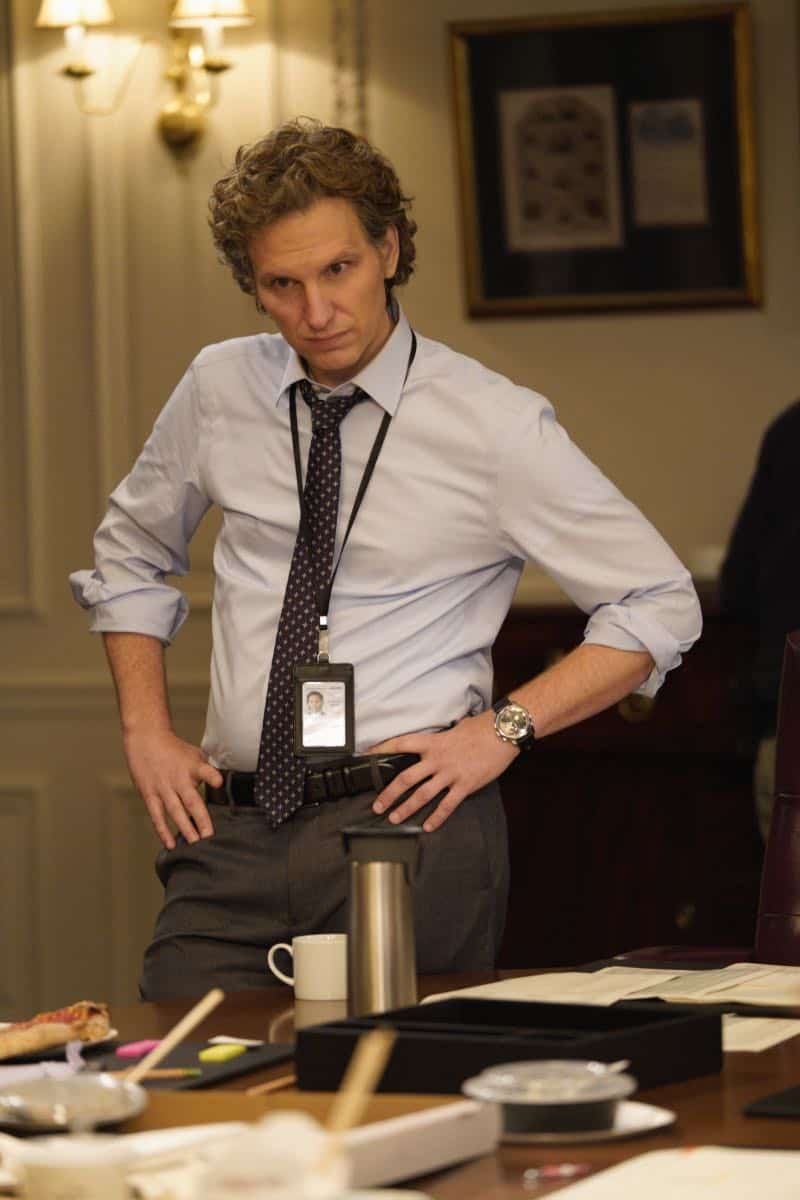 "The Chaos Game" -- When Elizabeth discovers that the White House attackers had support from overseas, she tries to hunt down those responsible without starting a war. Also, Henry comes face to face with one of the attackers, on MADAM SECRETARY, Sunday, Oct. 14 (10:30-11:30 PM, ET/10:00-11:00 PM, PT) on the CBS Television Network. Pictured Sebastian Arcelus as Jay Whitman. Photo: Sarah Shatz/CBSé2018 CBS Broadcasting, Inc. All Rights Reserved