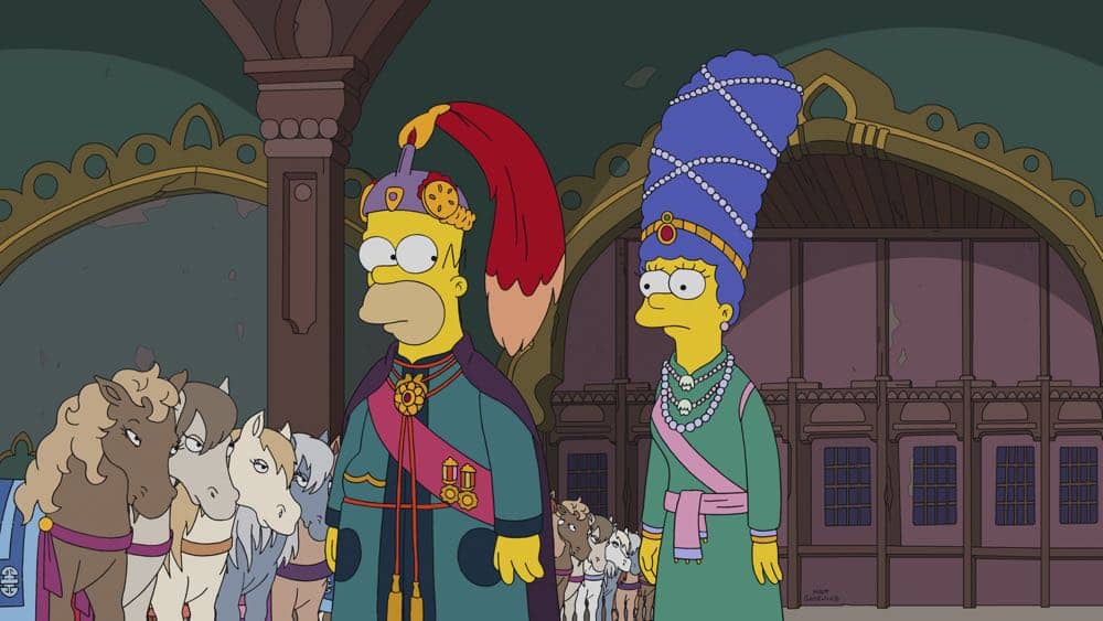 THE SIMPSONS: God and St. Peter contemplate what merits a soul getting into heaven, while citizens of Springfield remember their divine encounters in the all-new “My Way or the Highway to Heaven” episode of THE SIMPSONS airing Sunday, Oct. 14 (8:00-8:30 PM ET/PT) on FOX. THE SIMPSONS ™ and © 2018 TCFFC ALL RIGHTS RESERVED. THE SIMPSONS: God and St. Peter contemplate what merits a soul getting into heaven, while citizens of Springfield remember their divine encounters in the all-new “My Way or the Highway to Heaven” episode of THE SIMPSONS airing Sunday, Oct. 14 (8:00-8:30 PM ET/PT) on FOX. THE SIMPSONS ™ and © 2018 TCFFC ALL RIGHTS RESERVED.