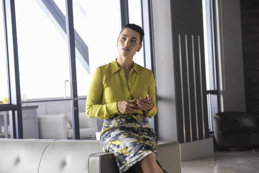 Supergirl -- "American Alien" -- Image Number: SPG401a_0063b.jpg -- Pictured: Katie McGrath as Lena Luther -- Photo: Bettina Strauss/The CW -- é 2018 The CW Network, LLC. All Rights Reserved. Supergirl -- "American Alien" -- Image Number: SPG401a_0063b.jpg -- Pictured: Katie McGrath as Lena Luther -- Photo: Bettina Strauss/The CW -- é 2018 The CW Network, LLC. All Rights Reserved.